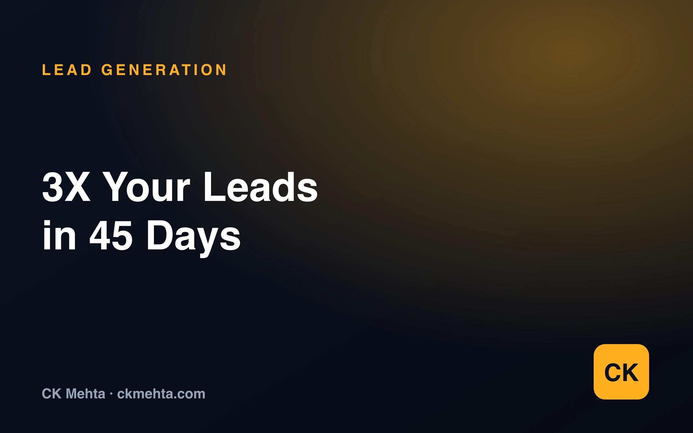 How Tour Operators Can 3X Their Leads in 45 Days